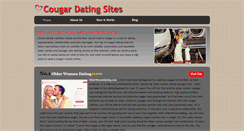 Desktop Screenshot of cougardatingsites.org